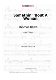 Sheet music, chords Thomas Rhett - Somethin' 'Bout A Woman