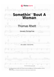 Sheet music, chords Thomas Rhett - Somethin' 'Bout A Woman
