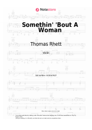 Sheet music, chords Thomas Rhett - Somethin' 'Bout A Woman