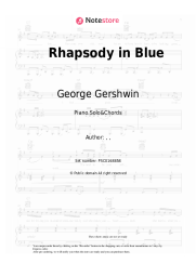 undefined George Gershwin - Rhapsody in Blue