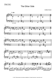 Sheet music, chords Colton Dixon - The Other Side