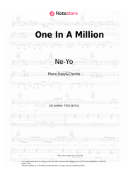 Sheet music, chords Ne-Yo - One In A Million