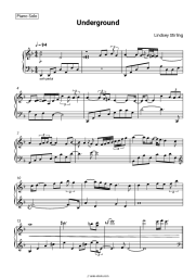 Sheet music, chords Lindsey Stirling - Underground