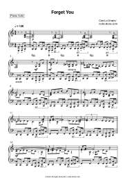 Sheet music, chords CeeLo Green - Forget You