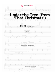 Sheet music, chords Ed Sheeran - Under the Tree (from 'That Christmas')