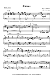 Sheet music, chords 2Pac - Changes