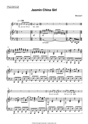Sheet music, chords Mozzart - Jasmin China Girl