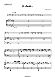 Sheet music, chords United Zeros -  Lila Traktor