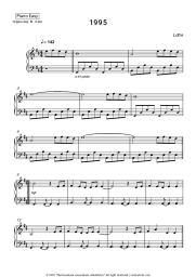 Sheet music, chords LOTTE - 1995