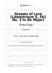 undefined Franz Liszt  - Dreams of Love (Liebestraum S. 541 No. 3 In Ab Major)