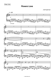 Sheet music, chords Jöel Fajerman - Flowers Love