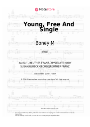 undefined Boney M - Young, Free And Single