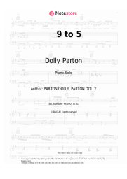Sheet music, chords Dolly Parton - 9 to 5
