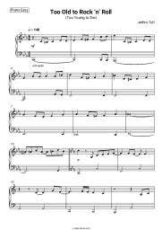 Sheet music, chords Jethro Tull - Too Old to Rock ‘n’ Roll: Too Young to Die