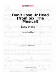 undefined Lucy Moss, Toby Marlow - Don't Lose Ur Head (from Six: The Musical)