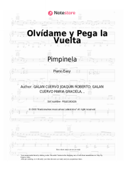 Sheet music, chords Pimpinela - Olvídame y Pega la Vuelta