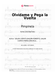 Sheet music, chords Pimpinela - Olvídame y Pega la Vuelta