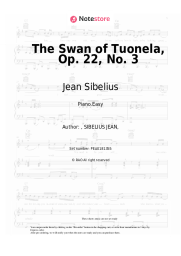 Sheet music, chords Jean Sibelius - The Swan of Tuonela, Op. 22, No. 3