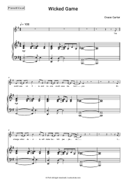 Sheet music, chords Grace Carter - Wicked Game