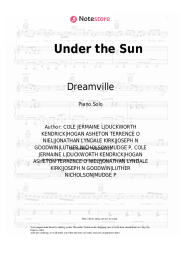 Sheet music, chords Dreamville, J. Cole, DaBaby, Lute - Under the Sun