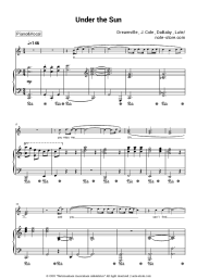 Sheet music, chords Dreamville, J. Cole, DaBaby, Lute - Under the Sun