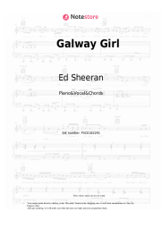 undefined Ed Sheeran - Galway Girl