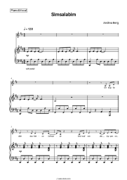Sheet music, chords Andrea Berg - Simsalabim