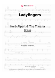 Sheet music, chords Herb Alpert & The Tijuana Brass - Ladyfingers