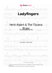 Sheet music, chords Herb Alpert & The Tijuana Brass - Ladyfingers
