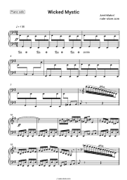 Sheet music, chords Annihilator - Wicked Mystic