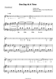 Sheet music, chords Cristy Lane - One Day at a Time