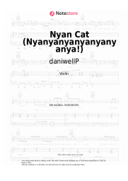 Sheet music, chords daniwellP, Hatsune Miku - Nyan Cat (Nyanyanyanyanyanyanya!)
