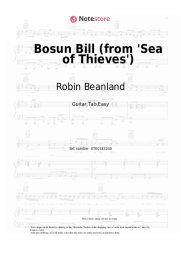 Sheet music, chords Robin Beanland - Bosun Bill (from 'Sea of Thieves')