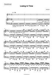 Sheet music, chords Scotch - Losing In Time