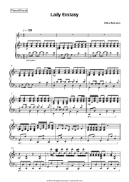 Sheet music, chords Mike Mareen - Lady Ecstasy