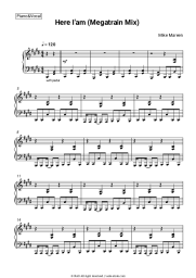 Sheet music, chords Mike Mareen - Here I'am (Megatrain Mix)