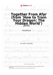Sheet music, chords Jónsi - Together From Afar (from 'How to Train Your Dragon: The Hidden World')