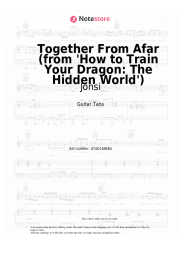 Sheet music, chords Jónsi - Together From Afar (from 'How to Train Your Dragon: The Hidden World')