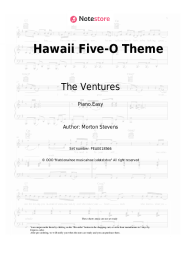 Sheet music, chords The Ventures - Hawaii Five-O Theme