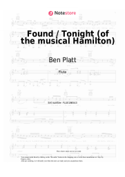undefined Ben Platt, Lin-Manuel Miranda - Found / Tonight (of the musical Hamilton)