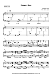 Sheet music, chords Keyshia Cole - Heaven Sent