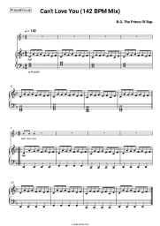 undefined B.G. The Prince Of Rap - Can't Love You (142 BPM Mix)