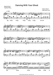 Sheet music, chords Sasha Sloan - Dancing With Your Ghost