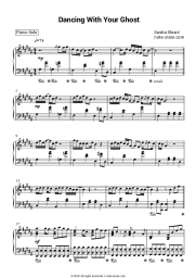 Sheet music, chords Sasha Sloan - Dancing With Your Ghost