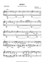 undefined Beyonce - Spirit (From The Lion King)