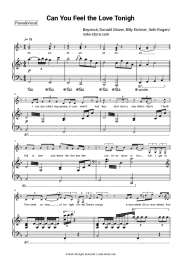 undefined Beyonce, Donald Glover, Billy Eichner, Seth Rogen - Can You Feel the Love Tonight (From The Lion King)