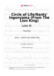 undefined Lebo M., Carmen Twillie, Elton John - Circle of Life/Nants' Ingonyama (From The Lion King)