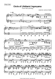 undefined Lebo M., Carmen Twillie, Elton John - Circle of Life/Nants' Ingonyama (From The Lion King)