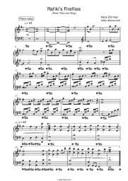 undefined Hans Zimmer - Rafiki's Fireflies (From The Lion King)