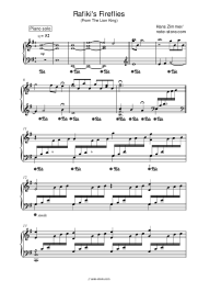 undefined Hans Zimmer - Rafiki's Fireflies (From The Lion King)